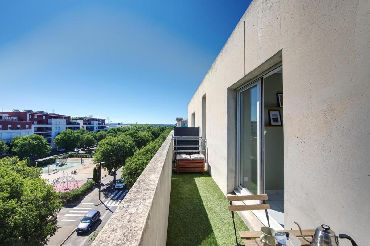 La Palm Room ~ Climatisation ~ Balcon ~ Parking Nimes Ngoại thất bức ảnh